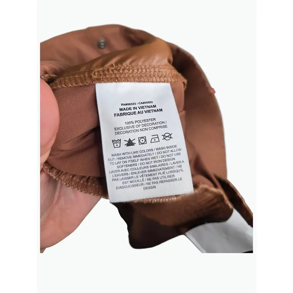 Nike Dri-FIT Tech Pack High Waisted Trousers Tan Brown Women's Small